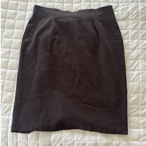 Eileen Fisher Skirt Womens Medium Brown Pull On Minimalist Capsule Office